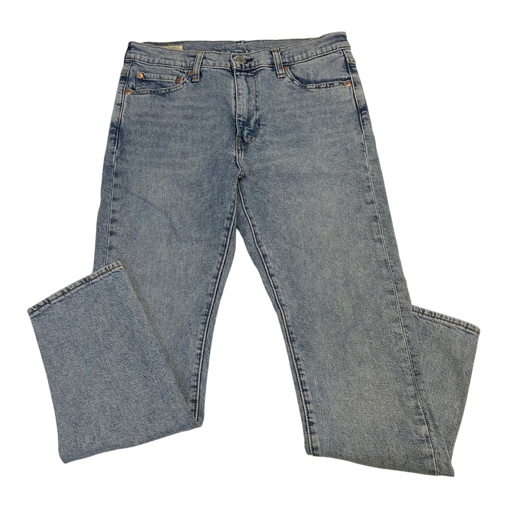 Levis 510 Skinny Fit Jeans Mens W33 L30‎ Light Blue Denim Premium - Picture 2 of 10